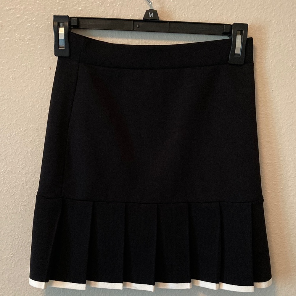 Elegant Black Pleated Skirt